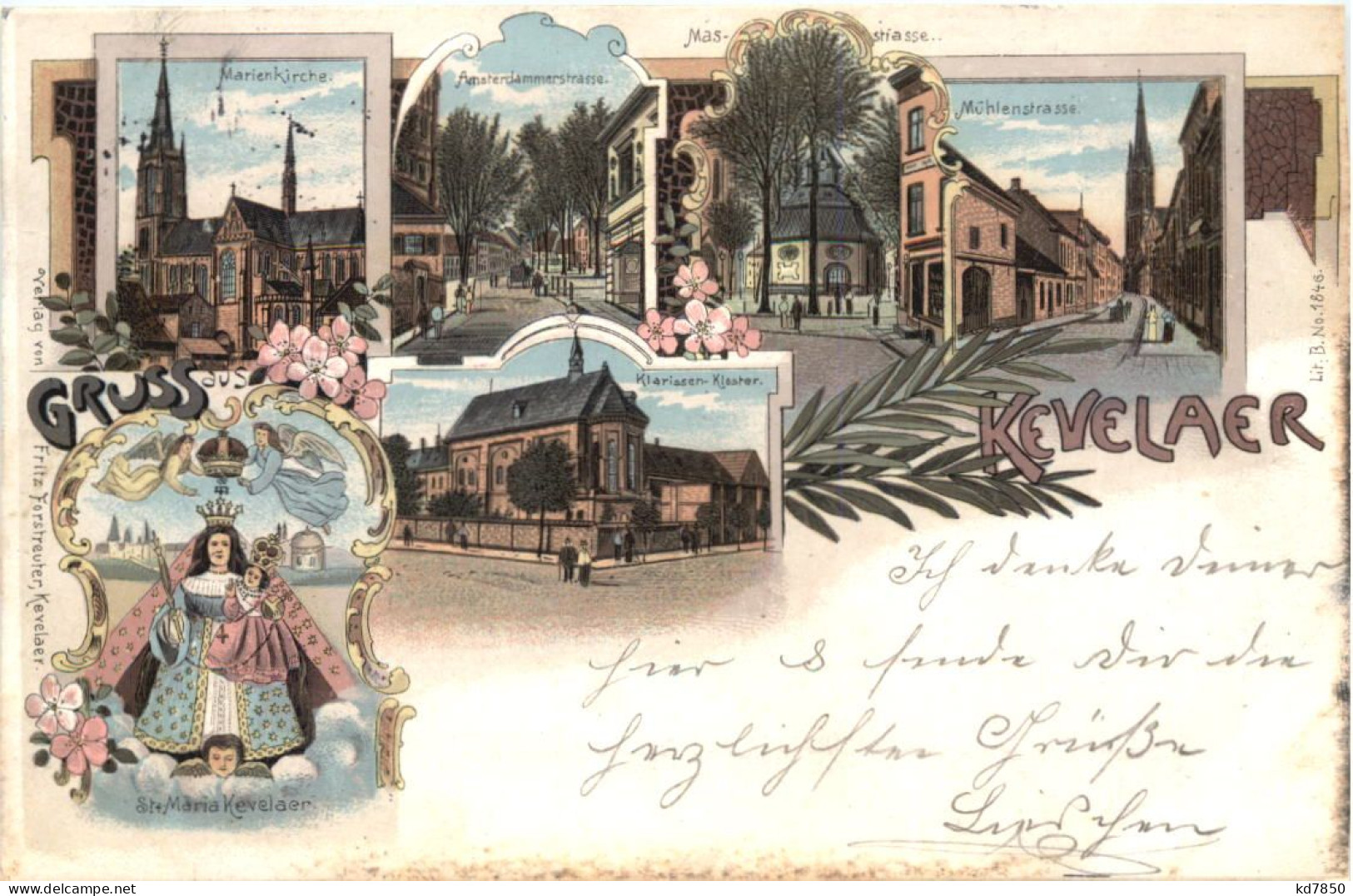 Gruss Aus Kevelaer - Litho - Kevelaer