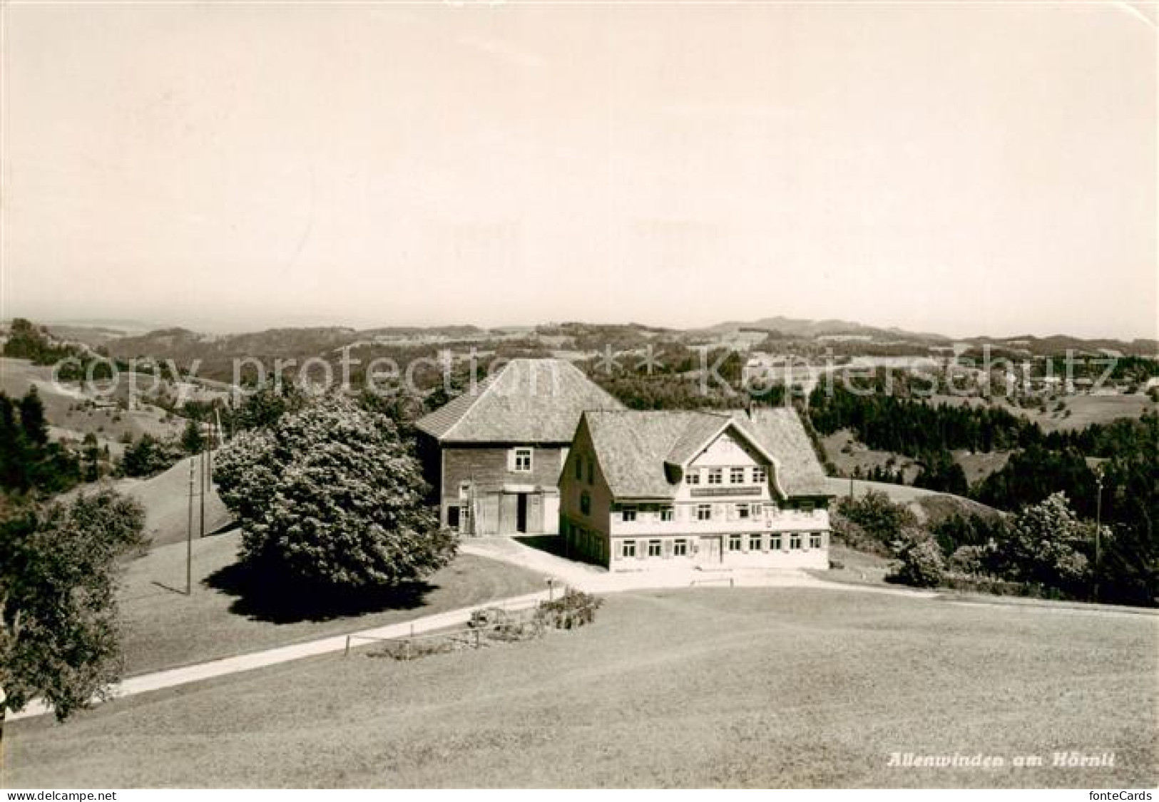 13800129 Allenwinden Gasthaus Zum Kreuz Am Hoernli Landschaftspanorama Allenwind - Andere & Zonder Classificatie