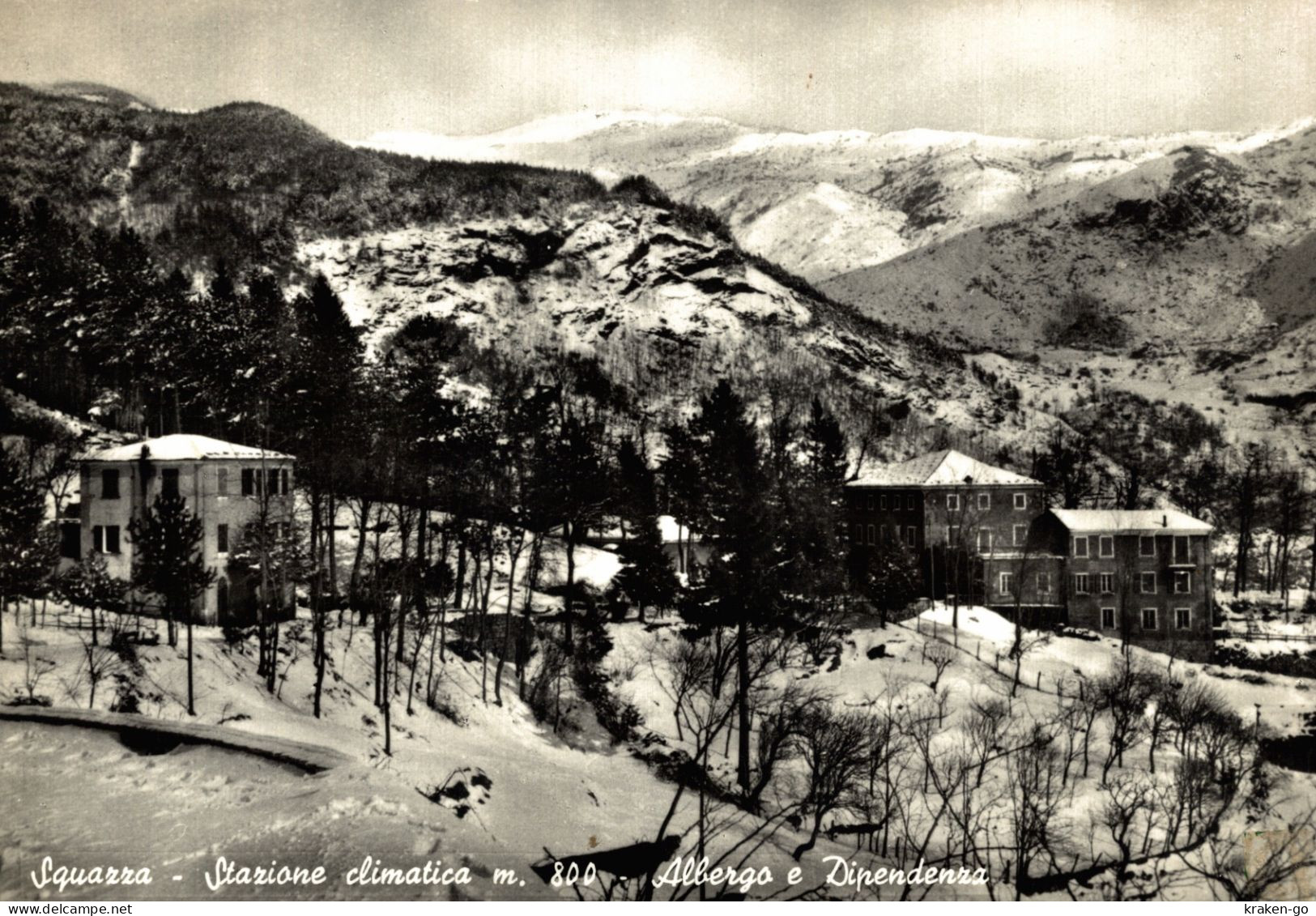 BORZONASCA, Genova - Albergo Ristorante La Squazza In Inverno - VG - #017 - Sonstige & Ohne Zuordnung