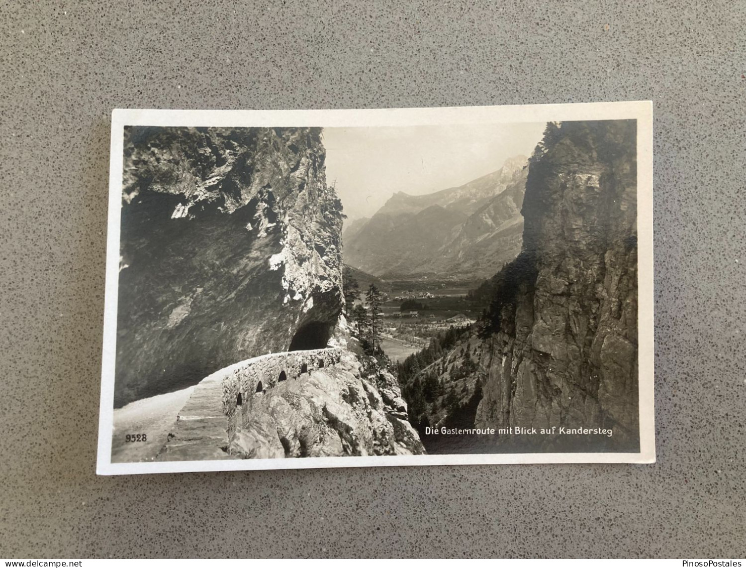 Die Gasternroute Mit Blick Auf Kandersteg Carte Postale Postcard - Kandersteg