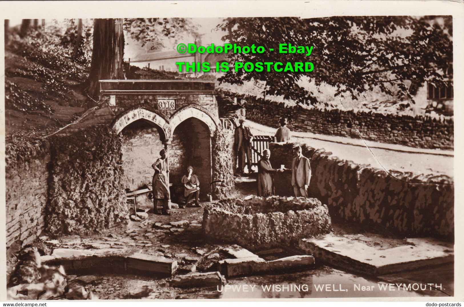 R345581 Upwey Wishing Well Near Weymouth. RP. Post Card. 1928 - World