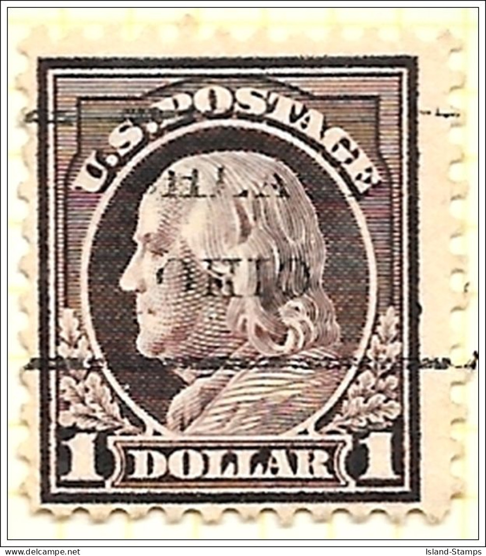 USA 1912 1 Dollar Franklin Used V1 - Gebraucht