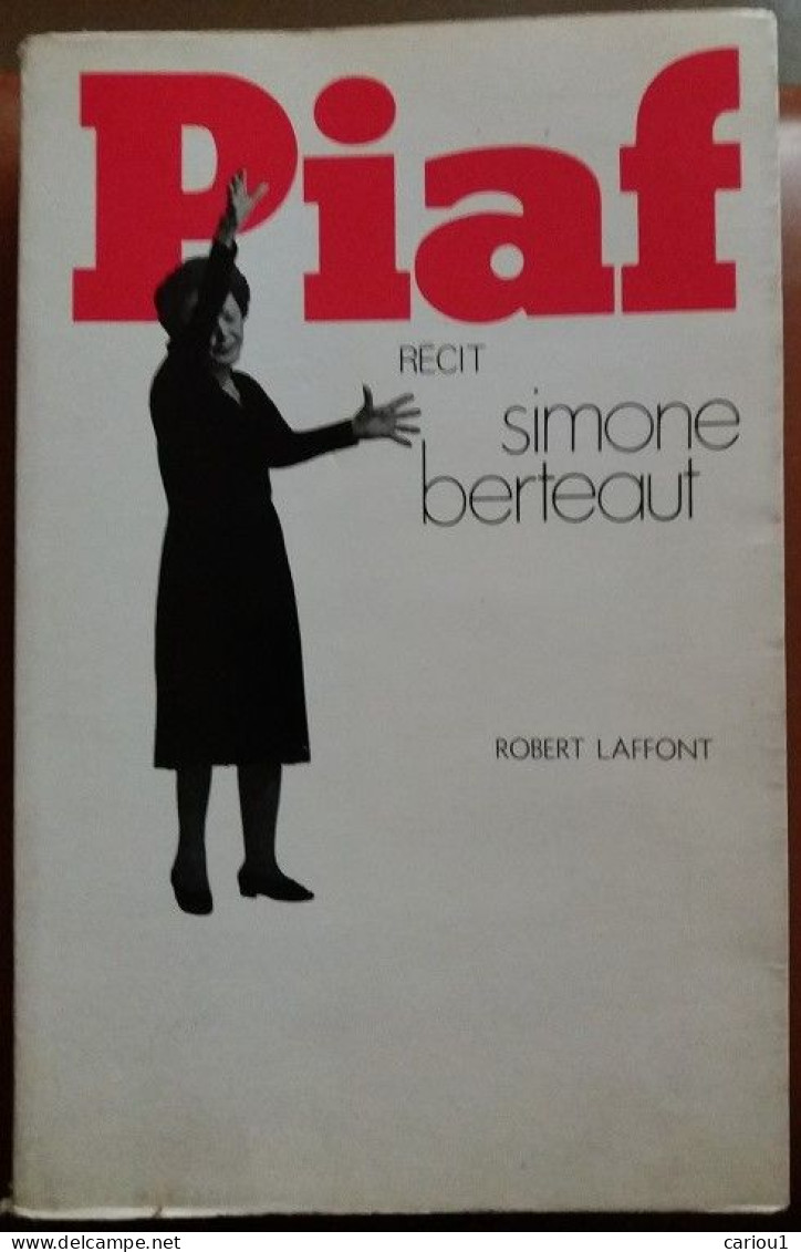 C1 Simone Berteaut PIAF Grand Format EDITH PIAF 1969 PORT INCLUS France - Musik