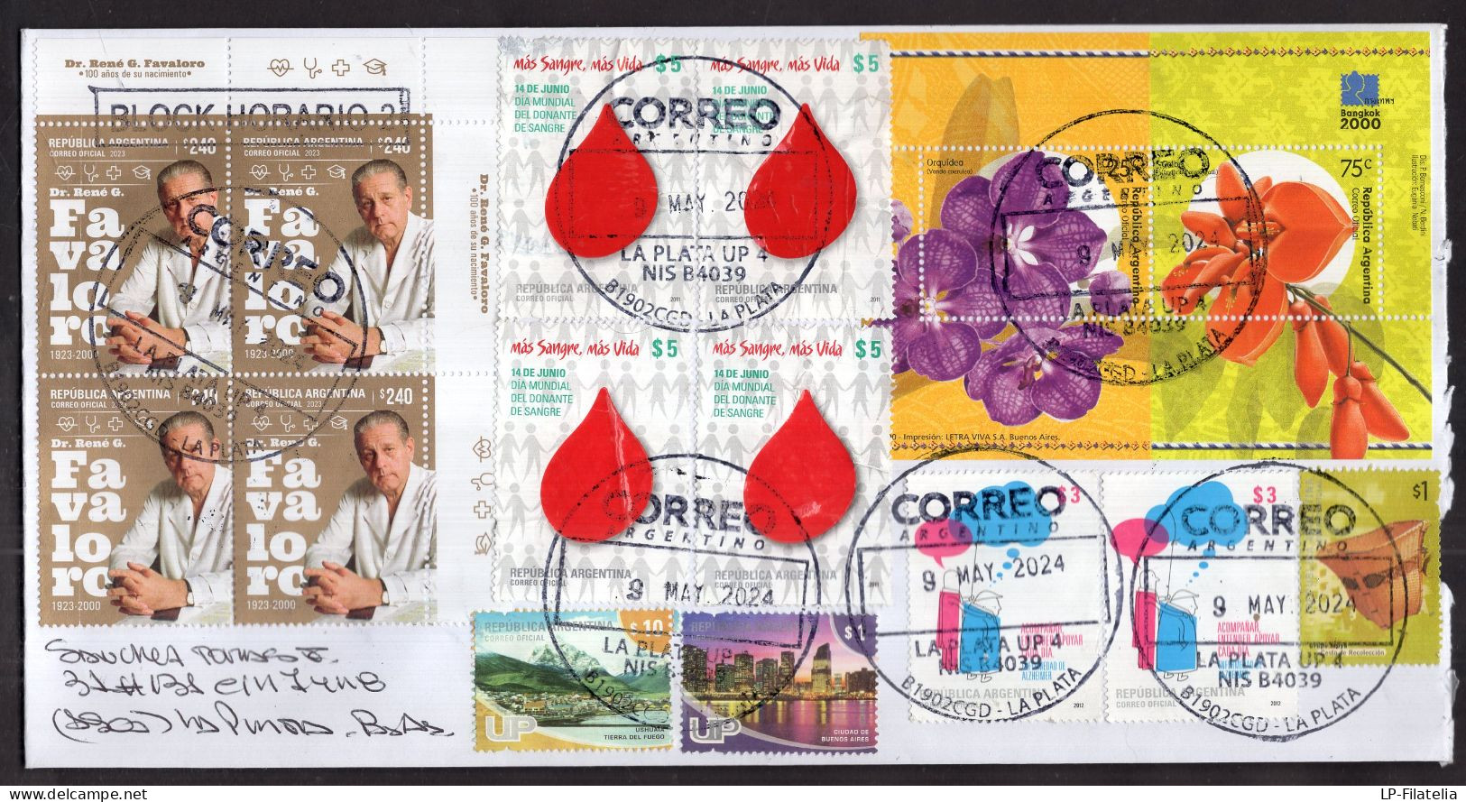 Argentina - 2024 - Favaloro - Modern Stamps - Diverse Stamps - Brieven En Documenten