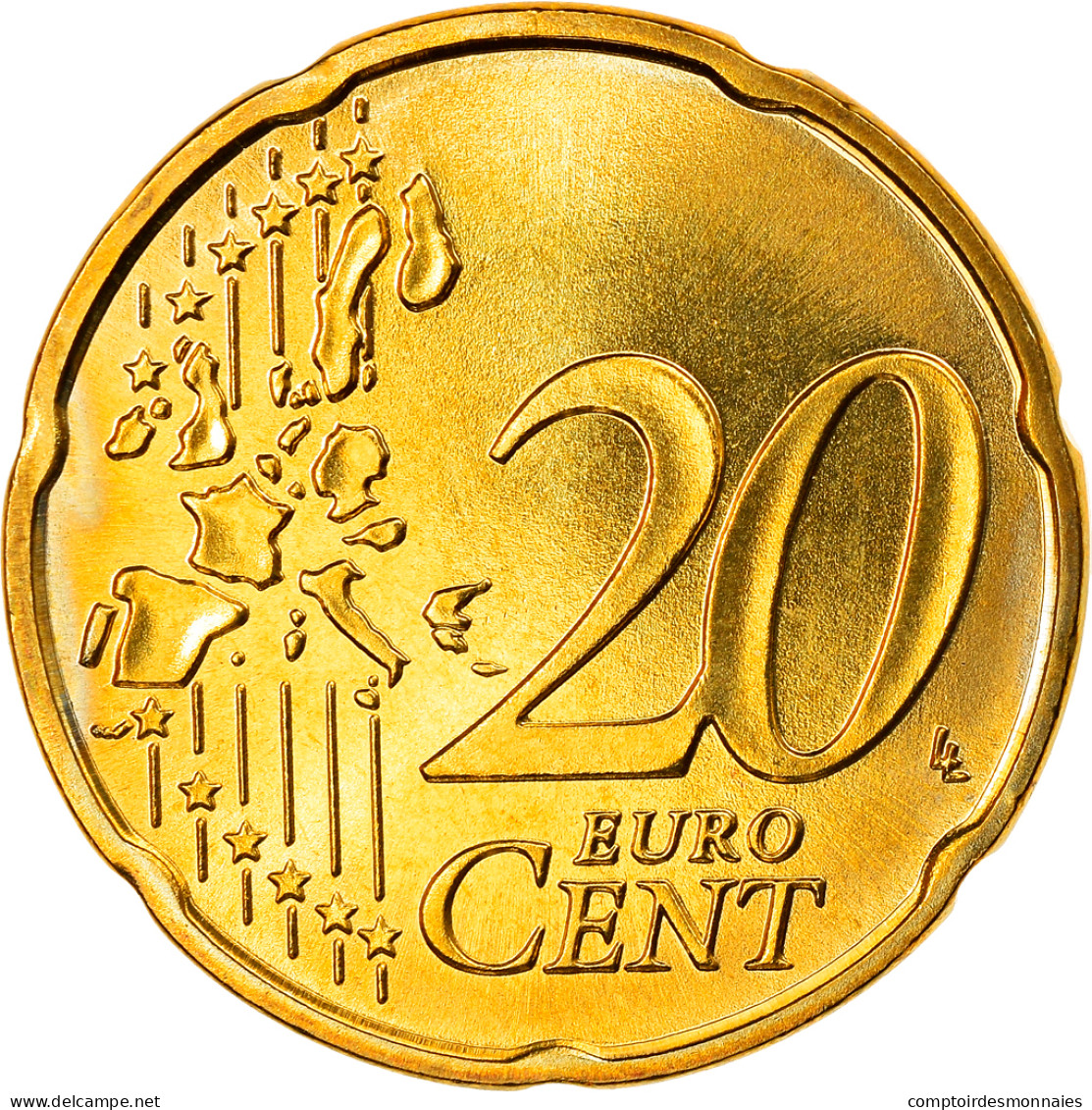 République Fédérale Allemande, 20 Euro Cent, 2006, Hambourg, SPL, Laiton - Germania