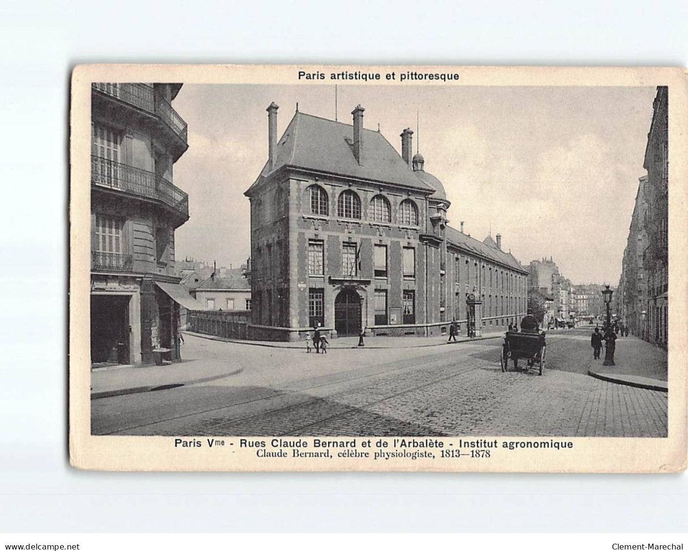 PARIS :  Rues Claude Bernard Et De L'Arbalète, Institut Agronomique - état - Arrondissement: 05