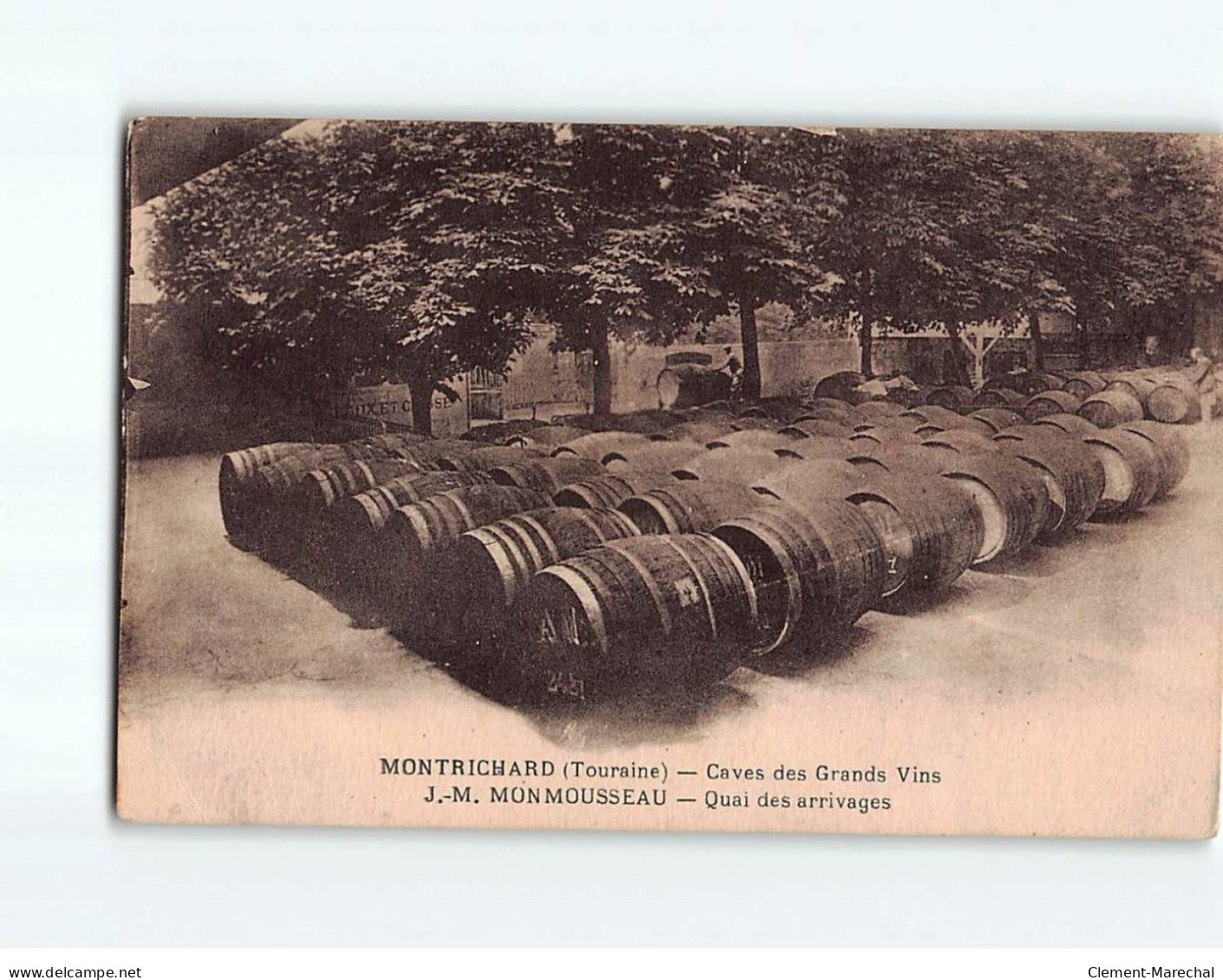 MONTRICHARD : Caves Des Grands Vins, Quai Des Arrivages - état - Montrichard