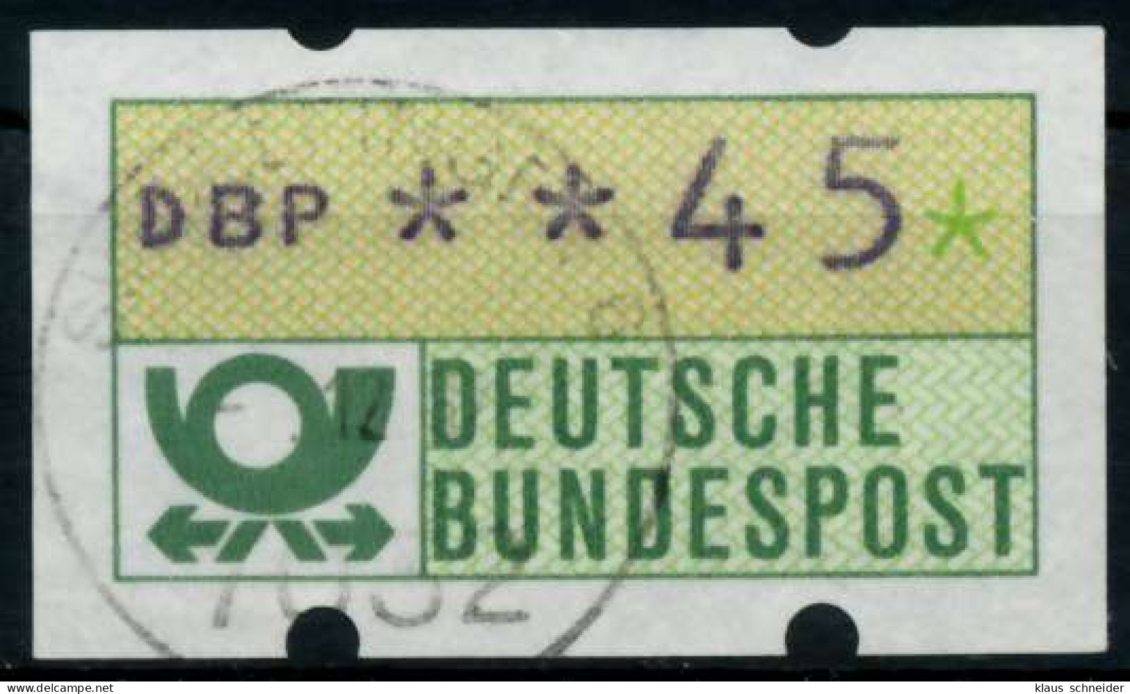 BRD ATM 1981 Nr 1-1-045 Gestempelt X970142 - Timbres De Distributeurs [ATM]