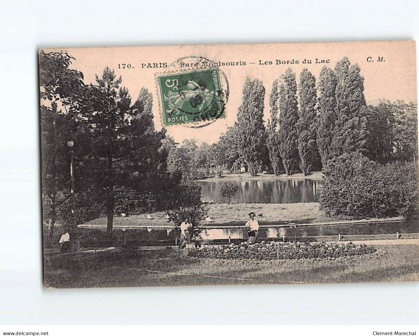 PARIS : Parc Montsouris, Les Bords Du Lac - état - Parcs, Jardins