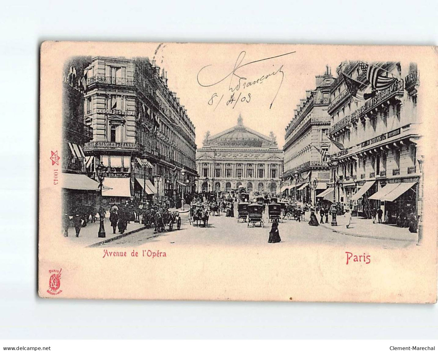 PARIS: Avenue De L'Opéra - état - Andere & Zonder Classificatie