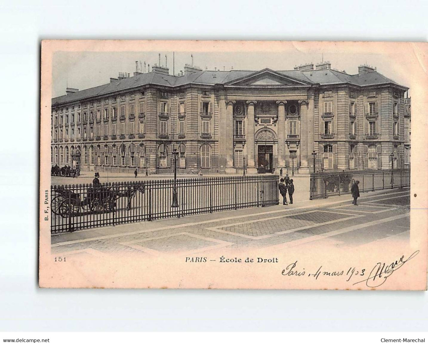 PARIS: Ecole De Droit - état - Enseignement, Ecoles Et Universités