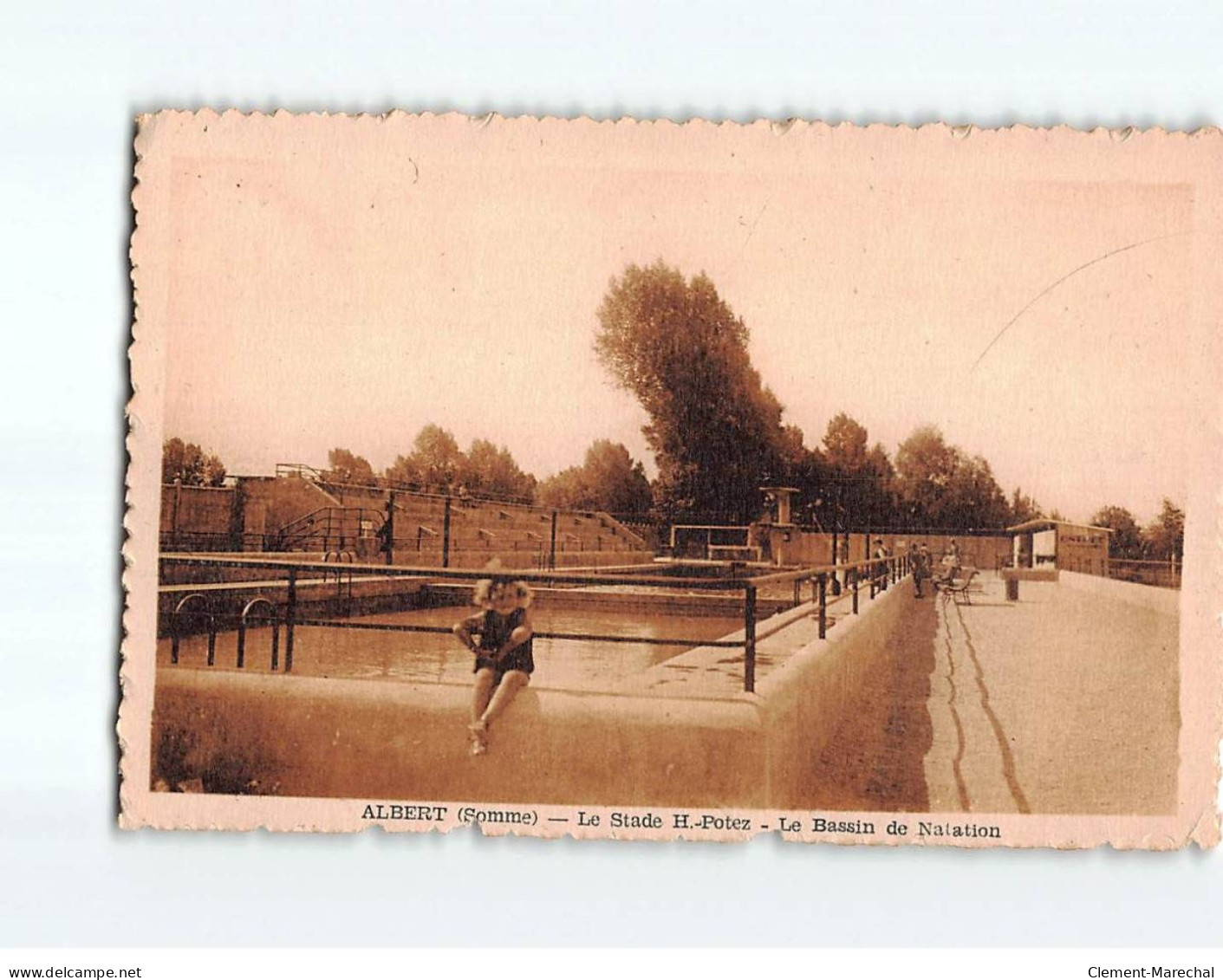 ALBERT : Le Stade H-Potez, Le Bassin De Natation - état - Albert