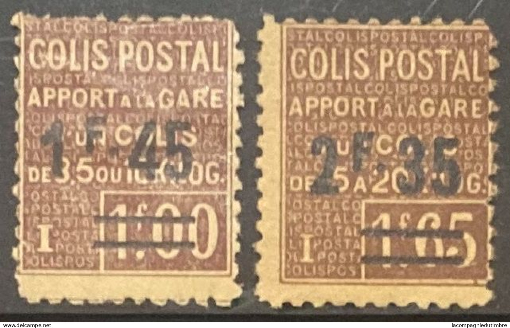 France Colis Postaux YT N° 88A Et N° 90 Neufs *. TB - Neufs