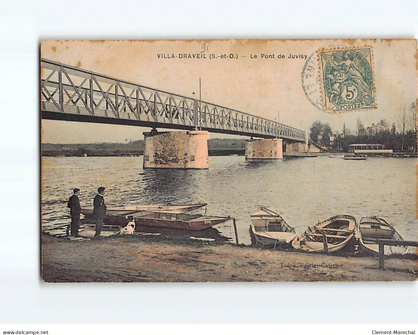 DRAVEIL : Le Pont De Juvisy - état - Draveil