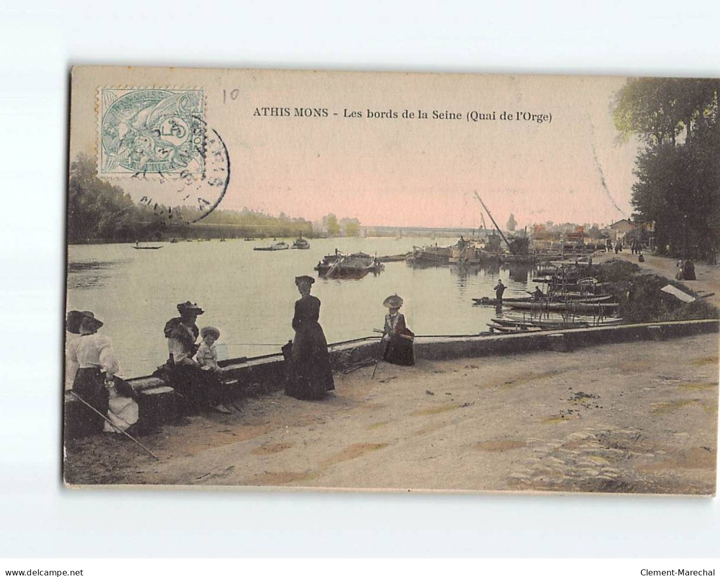 ATHIS MONS : Les Bords De La Seine - état - Athis Mons