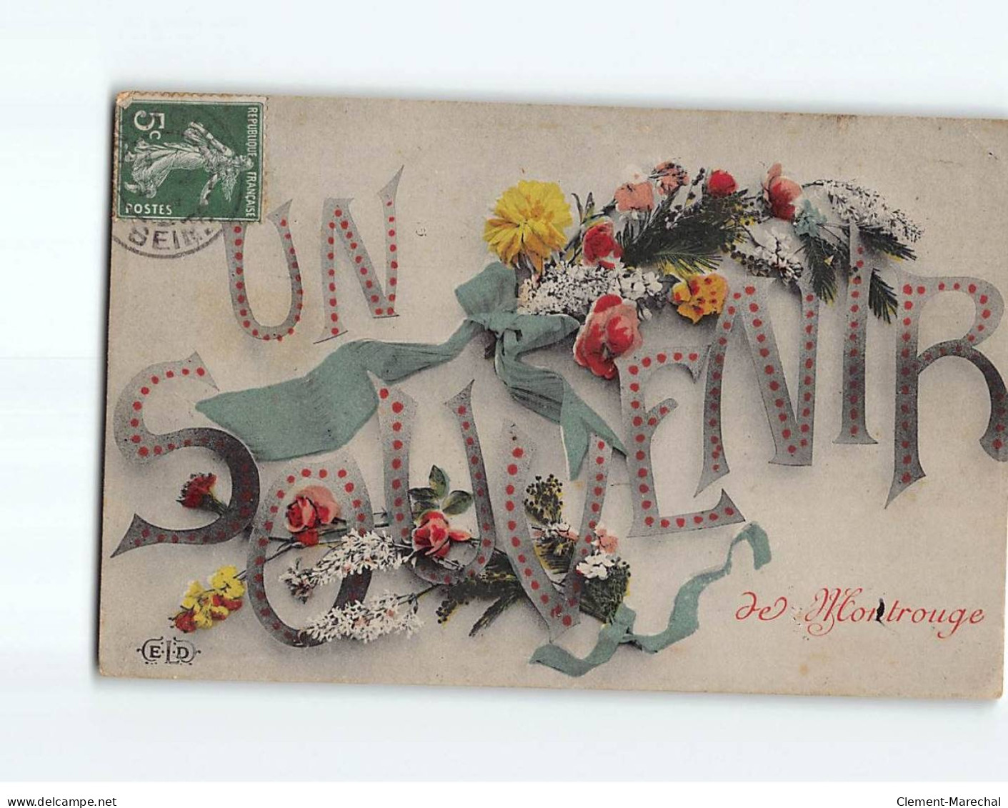 MONTROUGE : Carte Souvenir - état - Montrouge