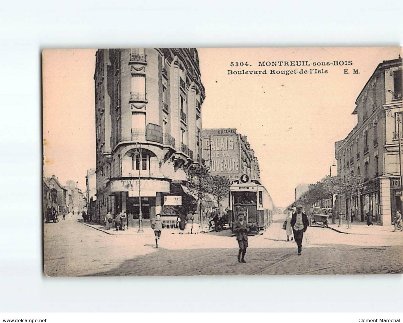 MONTREUIL SOUS BOIS : Boulevard Rouget-de-l'Isle - état - Montreuil