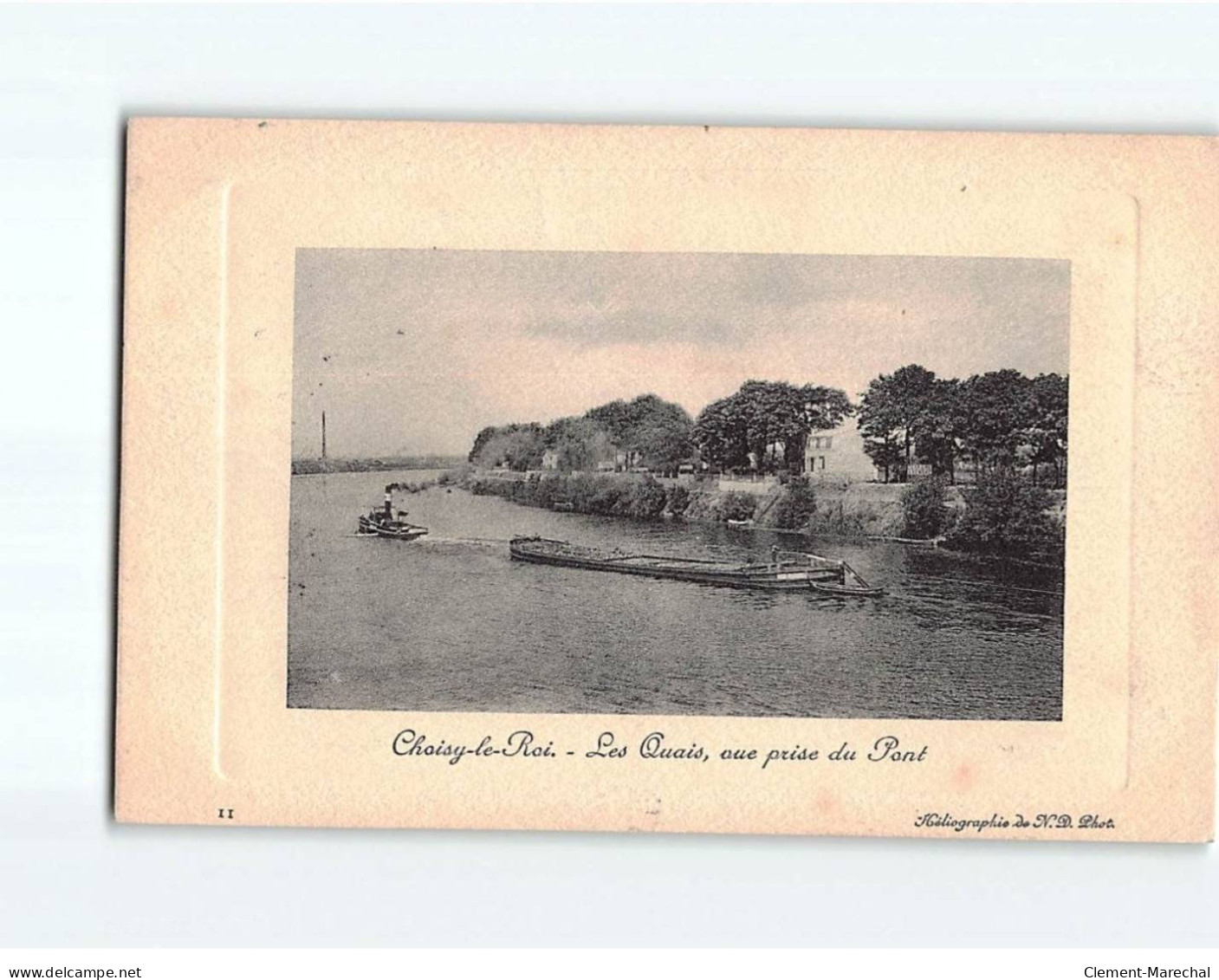 CHOISY LE ROI : Les Quais, Vue Prise Du Pont - état - Choisy Le Roi