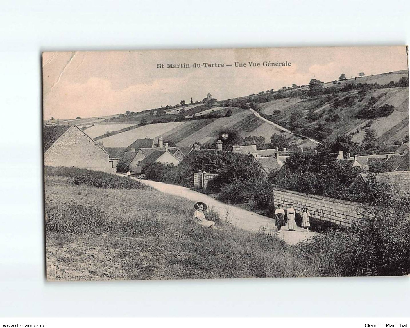 SAINT MARTIN DU TERTRE : Une Vue Générale - état - Saint-Martin-du-Tertre