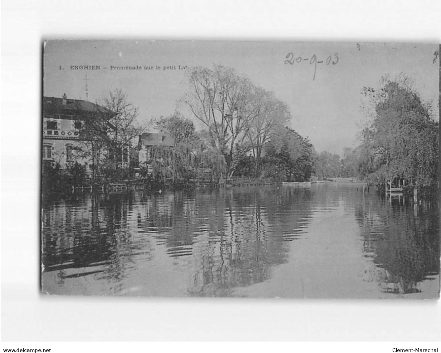 ENGHIEN LES BAINS : Promenade Sur Le Petit Lac - Très Bon état - Enghien Les Bains