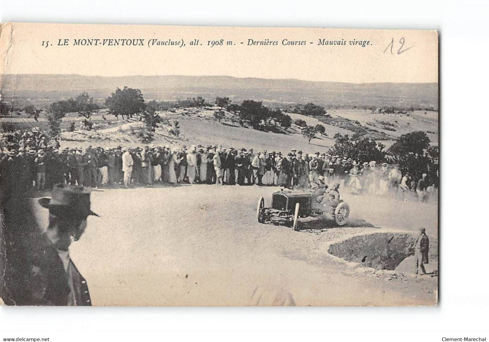 LE MONT VENTOUX - Dernières Courses - Mauvais Virage - état - Andere & Zonder Classificatie