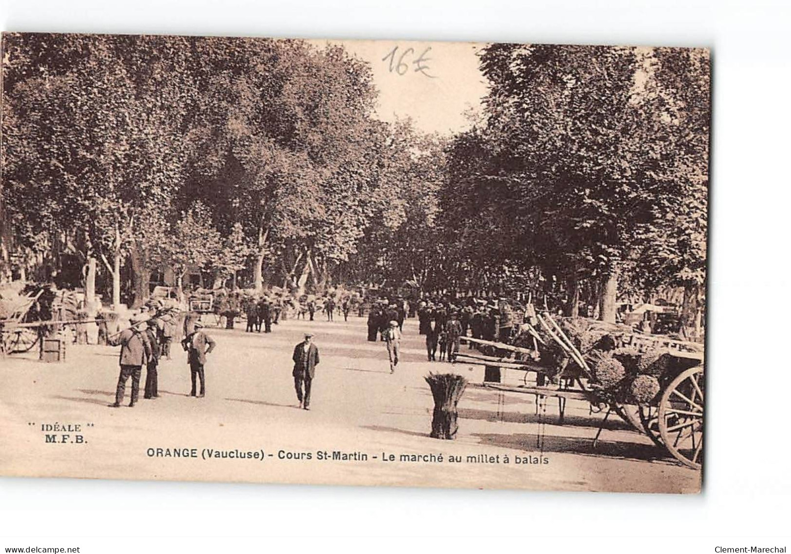 ORANGE - Cours Saint Martin - Le Marché Au Millet à Balais - Très Bon état - Orange