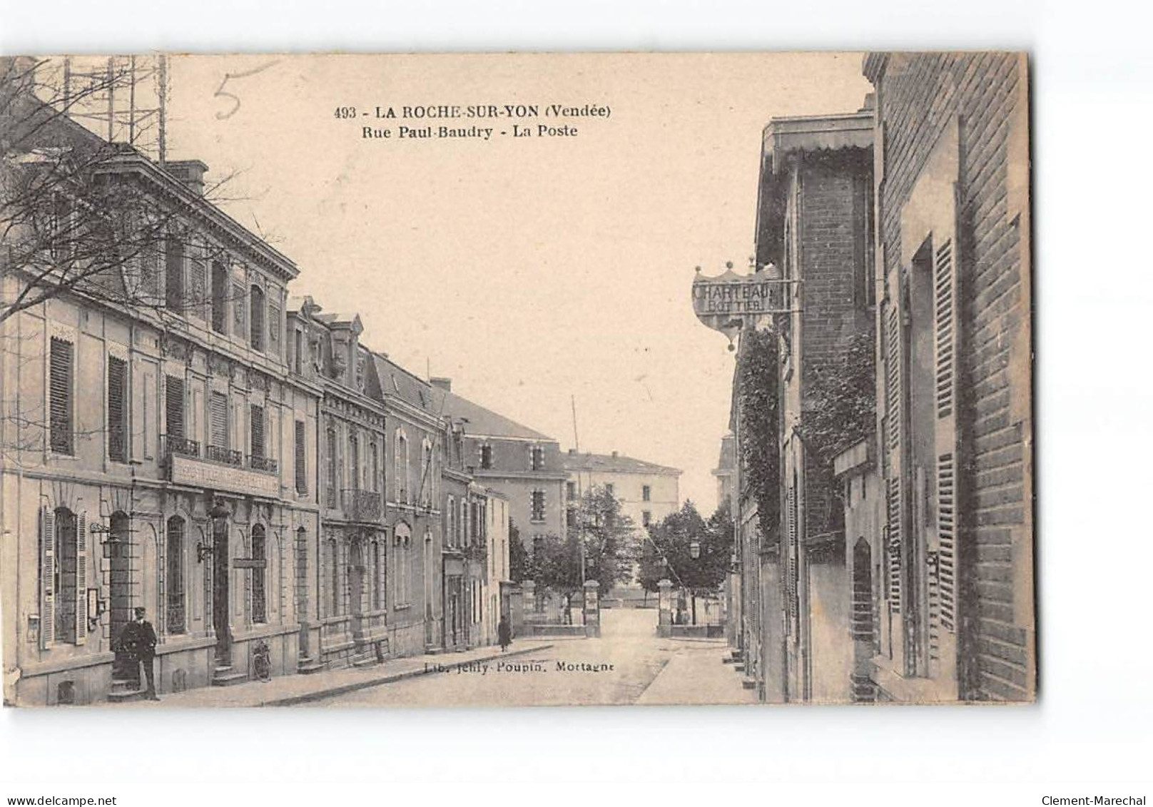 LA ROCHE SUR YON - Rue Paul Baudry - La Poste - Très Bon état - La Roche Sur Yon