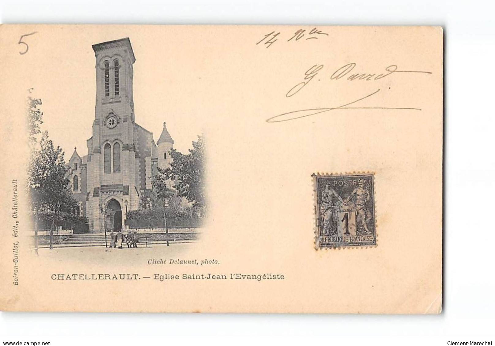 CHATELLERAULT - Eglise Saint Jean L'Evangéliste - Très Bon état - Chatellerault