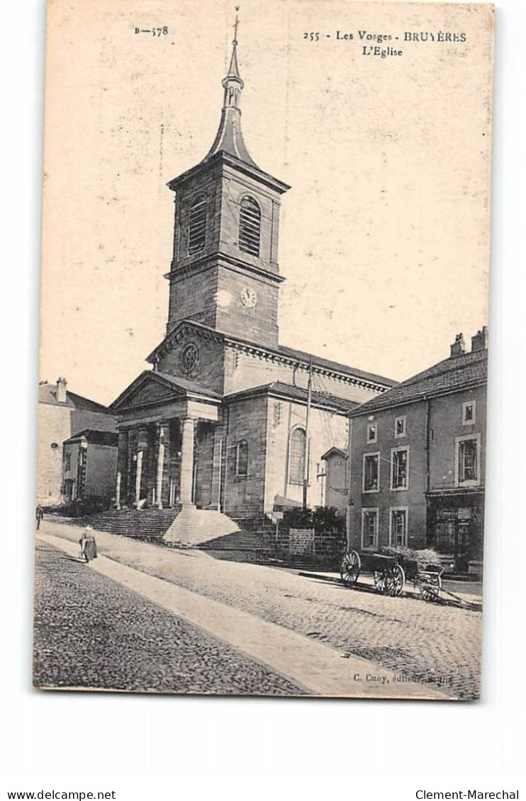 BRUYERES - L'Eglise - Très Bon état - Bruyeres