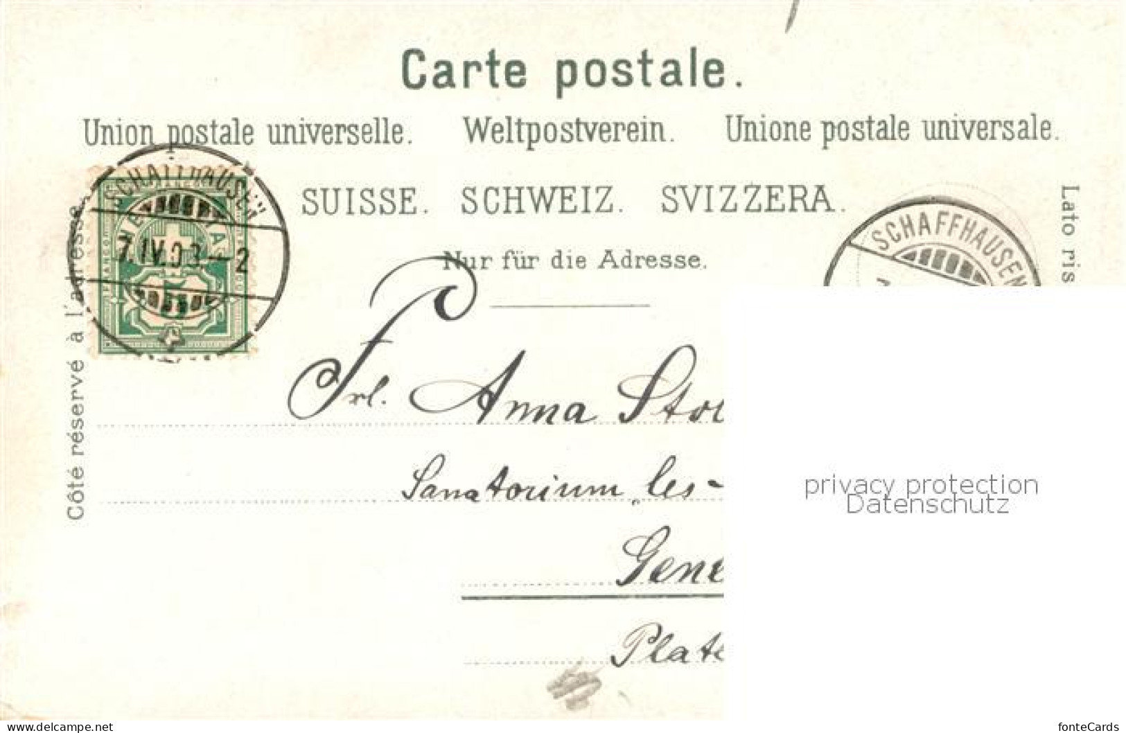 13750497 Schaffhausen  SH Neue Post  - Autres & Non Classés