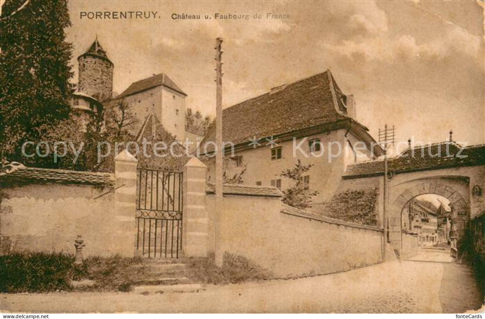 13738627 Porrentruy Chateau Und Faubourg De France Porrentruy - Other & Unclassified