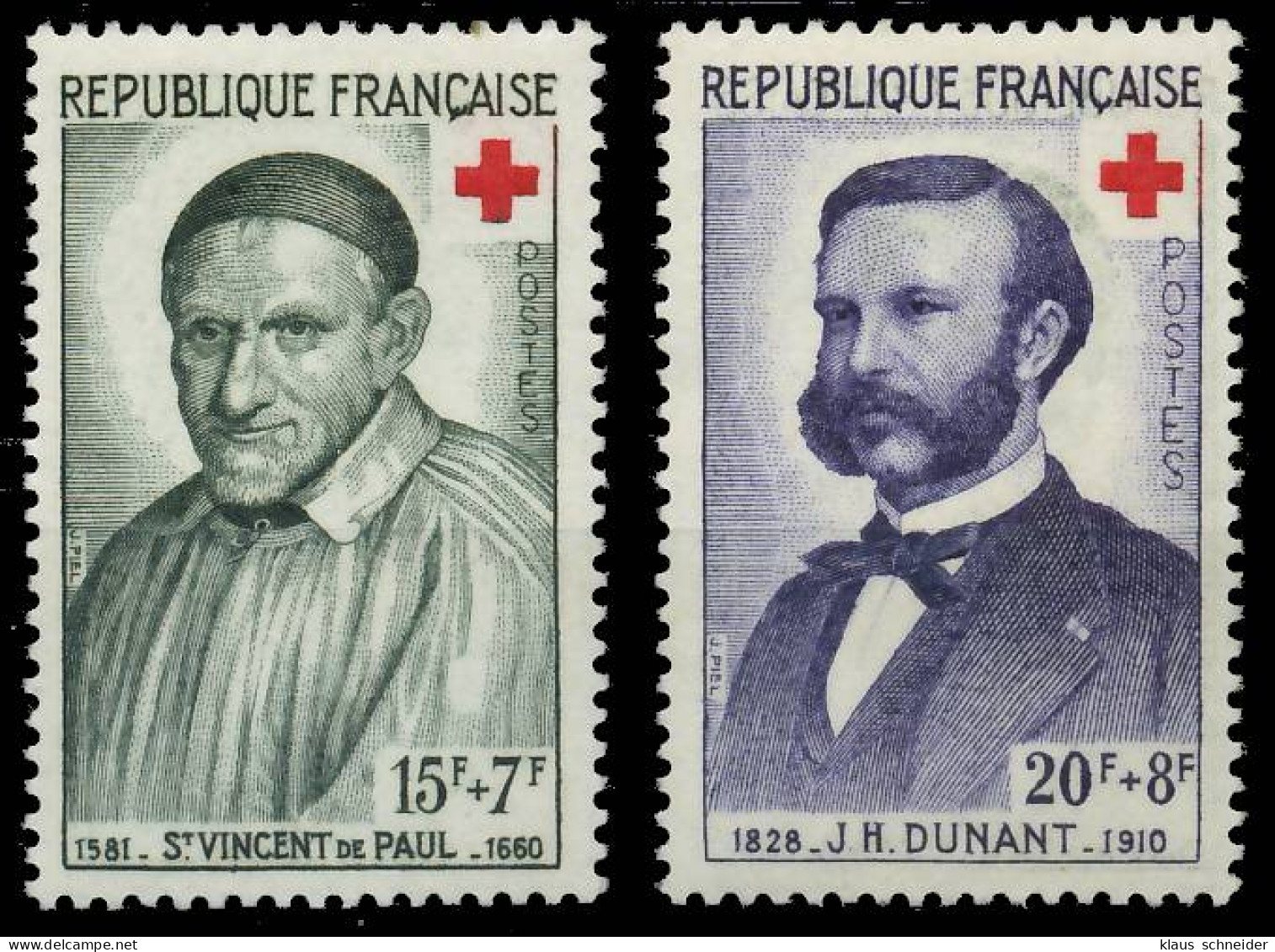 FRANKREICH 1958 Nr 1224-1225 Postfrisch SF5370E - Unused Stamps
