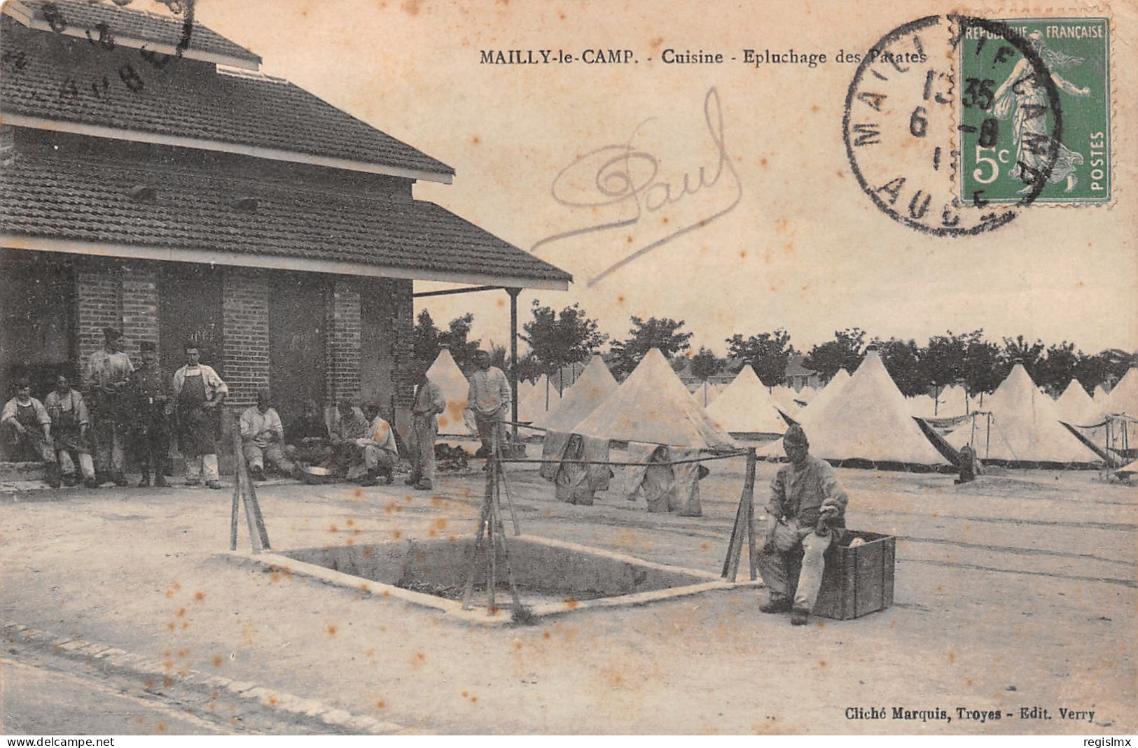 10-MAILLY LE CAMP-N°T1167-H/0221 - Mailly-le-Camp