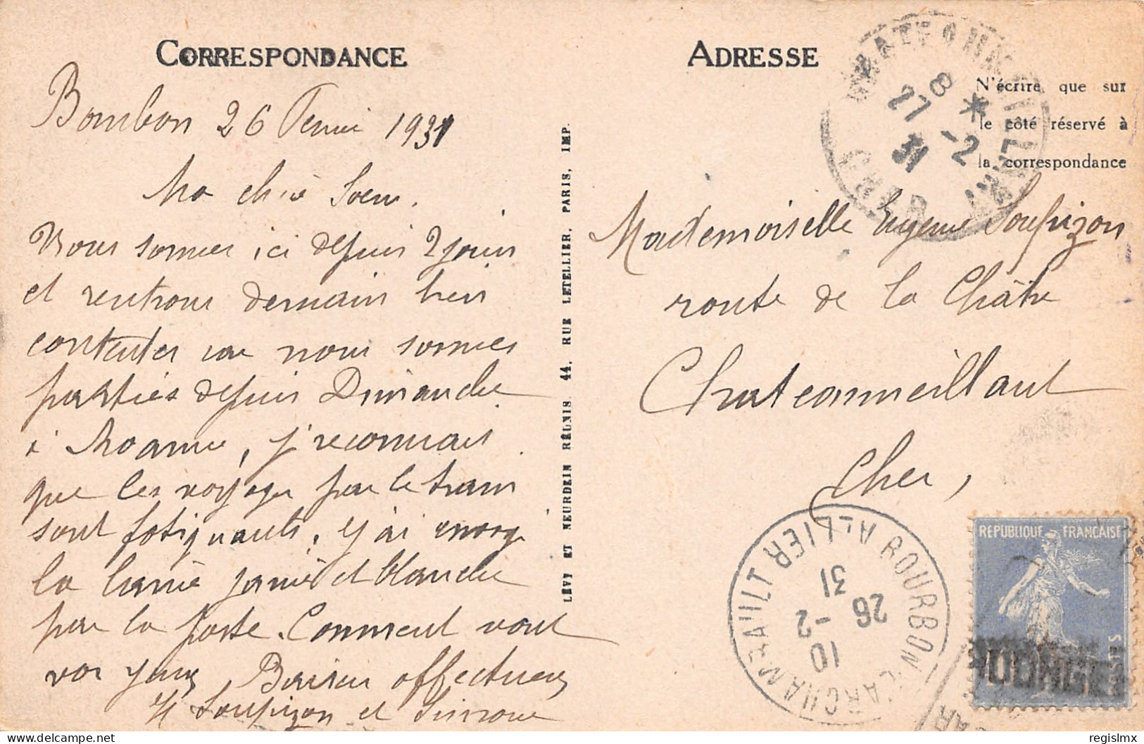 03-BOURBON L ARCHAMBAULT-N°T1170-C/0227 - Bourbon L'Archambault