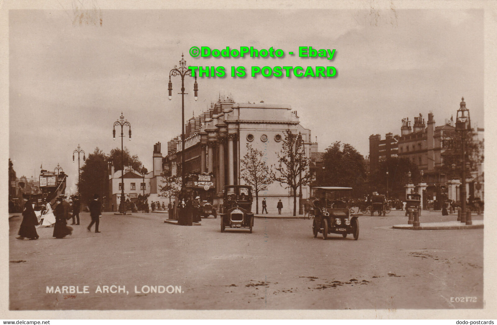 R345543 Marble Arch London. E02172. RP. Post Card. 1928 - Autres & Non Classés