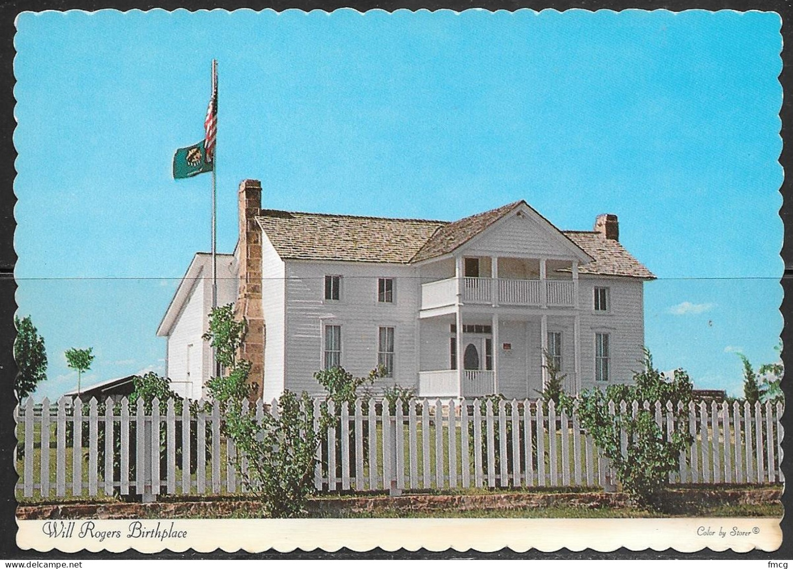 Oklahoma, Claremore, Will Rogers Birthplace, Unused - Other & Unclassified