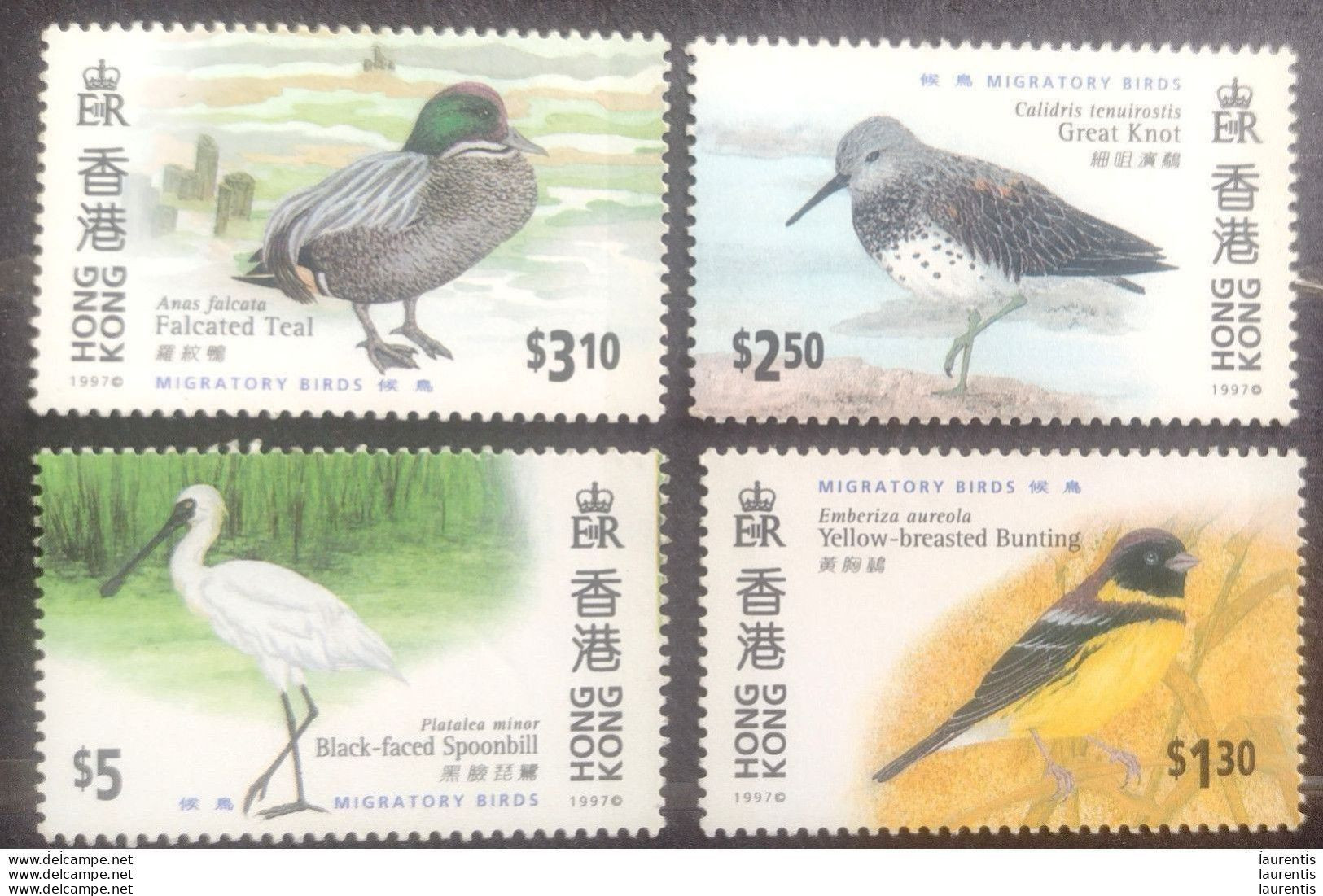 D7660  BIrds - Oiseaux - Hong Kong 1997  MNH - 1,25 (75-200) - Sonstige & Ohne Zuordnung