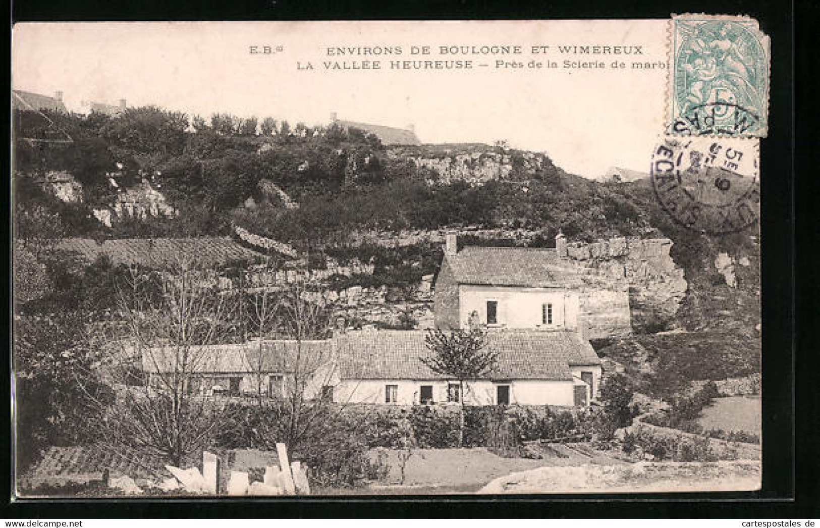 CPA La Vallèe Heureuse, Près De La Scierie De Marb...  - Other & Unclassified