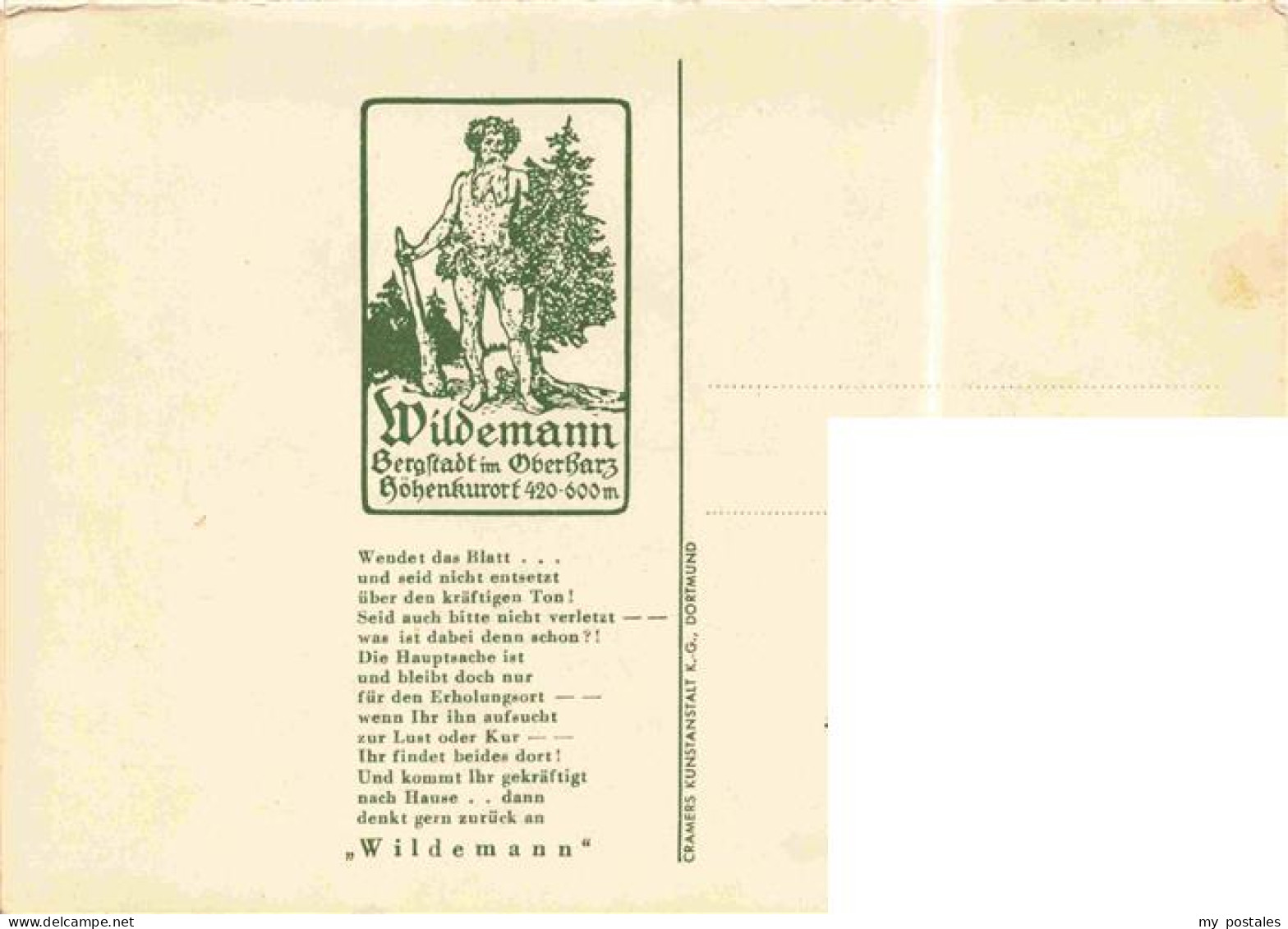 73976107 Wildemann_Harz Umgebung Der Bergstadt Uebersichtskarte - Wildemann