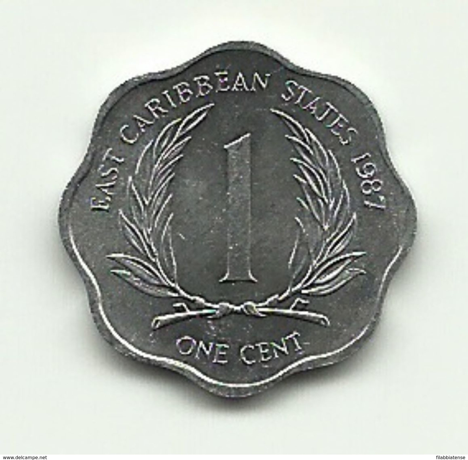 1987 - Caraibi Est 1 Cent, - East Caribbean States