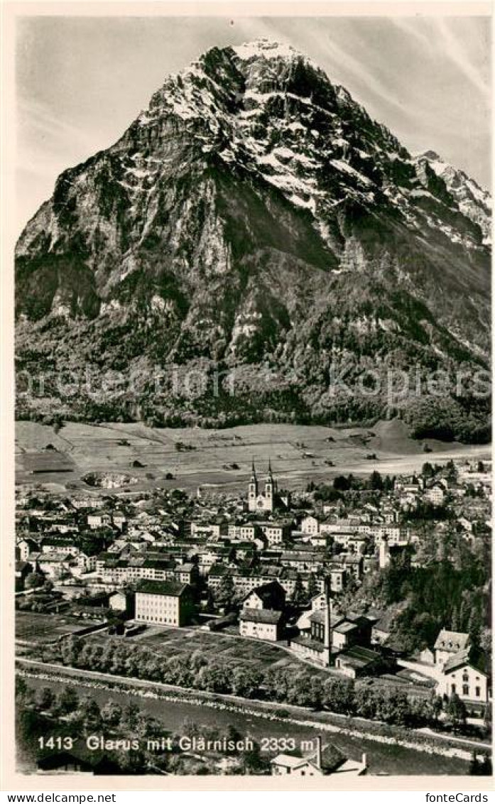 13718479 Glarus GL Fliegeraufnahme Mit Glaernisch Glarus GL - Sonstige & Ohne Zuordnung