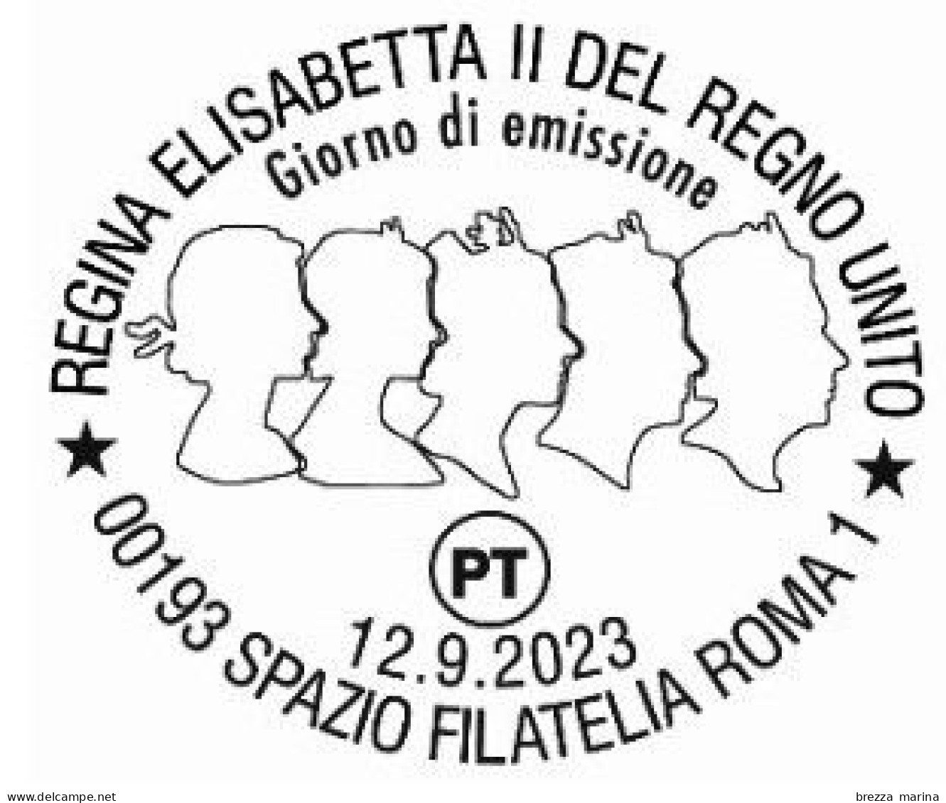 ITALIA - Usato - 2023 - Regina Elisabetta II Del Regno Unito (1926-2022) - Ritratto – B Zona 1 - 2021-...: Used