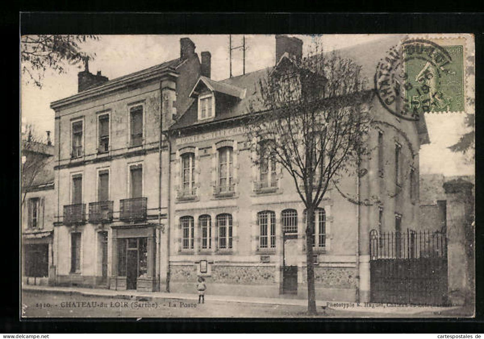 CPA Chateau-du-Loir, La Poste  - Chateau Du Loir