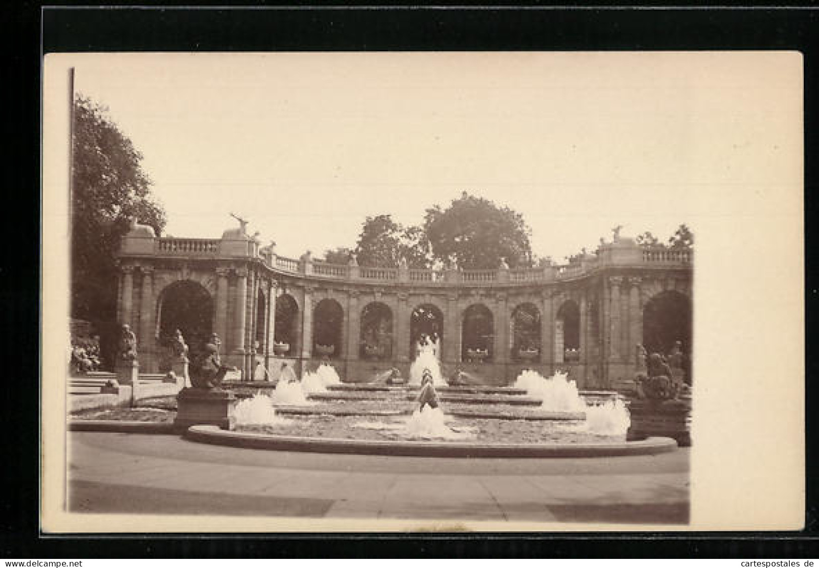 Foto-AK Berlin, Märchenbrunnen I. Friedrichshain  - Friedrichshain