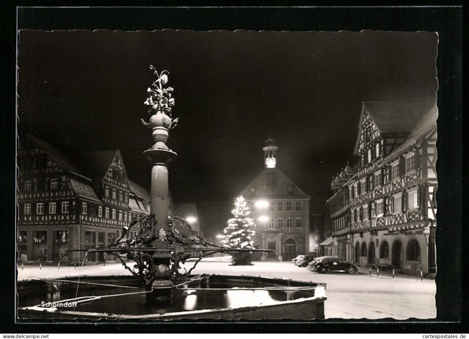 AK Schorndorf, Marktplatz Im Winter  - Schorndorf