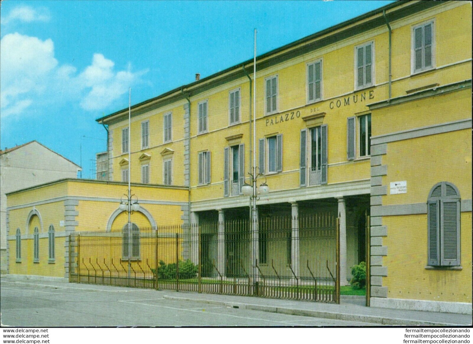 Ah658 Cartolina Mariano Comense Palazzo Del Comune Provincia Di Como - Como