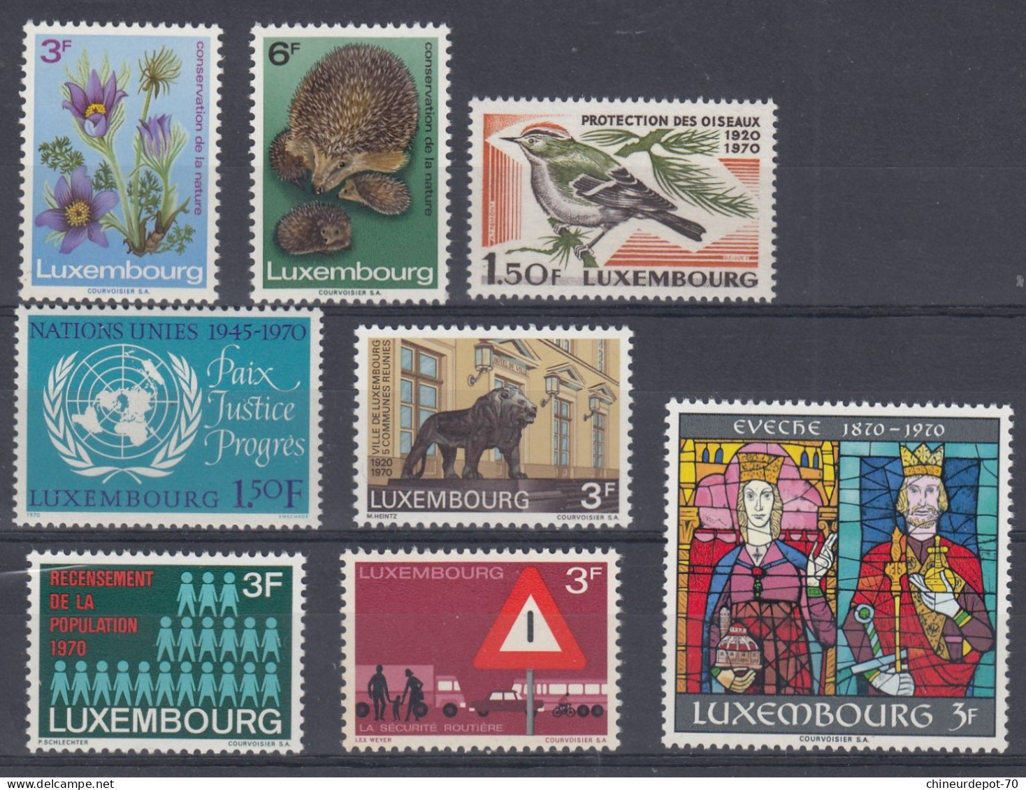 Luxembourg NEUFS SANS CHARNIERE ** 1970 - Ungebraucht