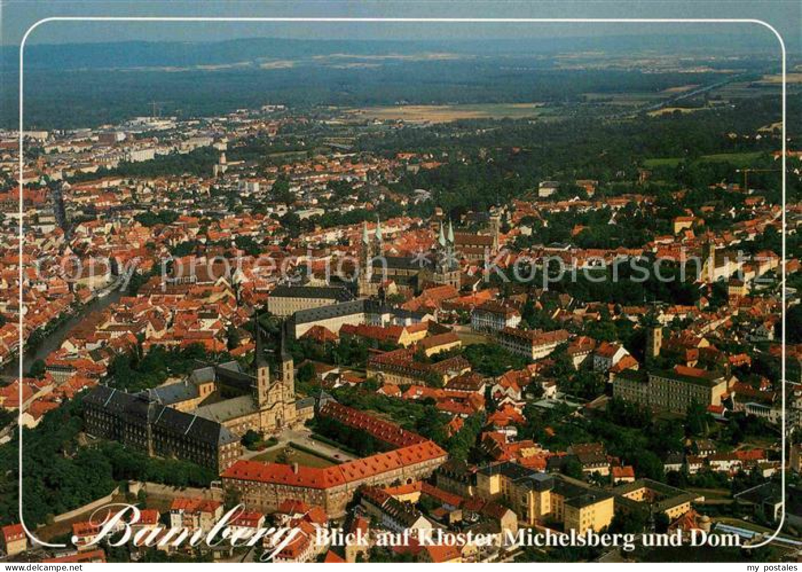 72798696 Bamberg Blick Auf Kloster Michelsberg Und Dom Fliegeraufnahme Bamberg - Bamberg