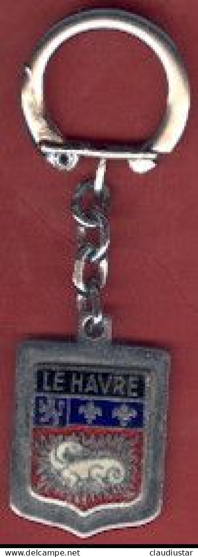 ** PORTE - CLEFS  LE  FRANCE  +  LE  HAVRE ** - Key-rings