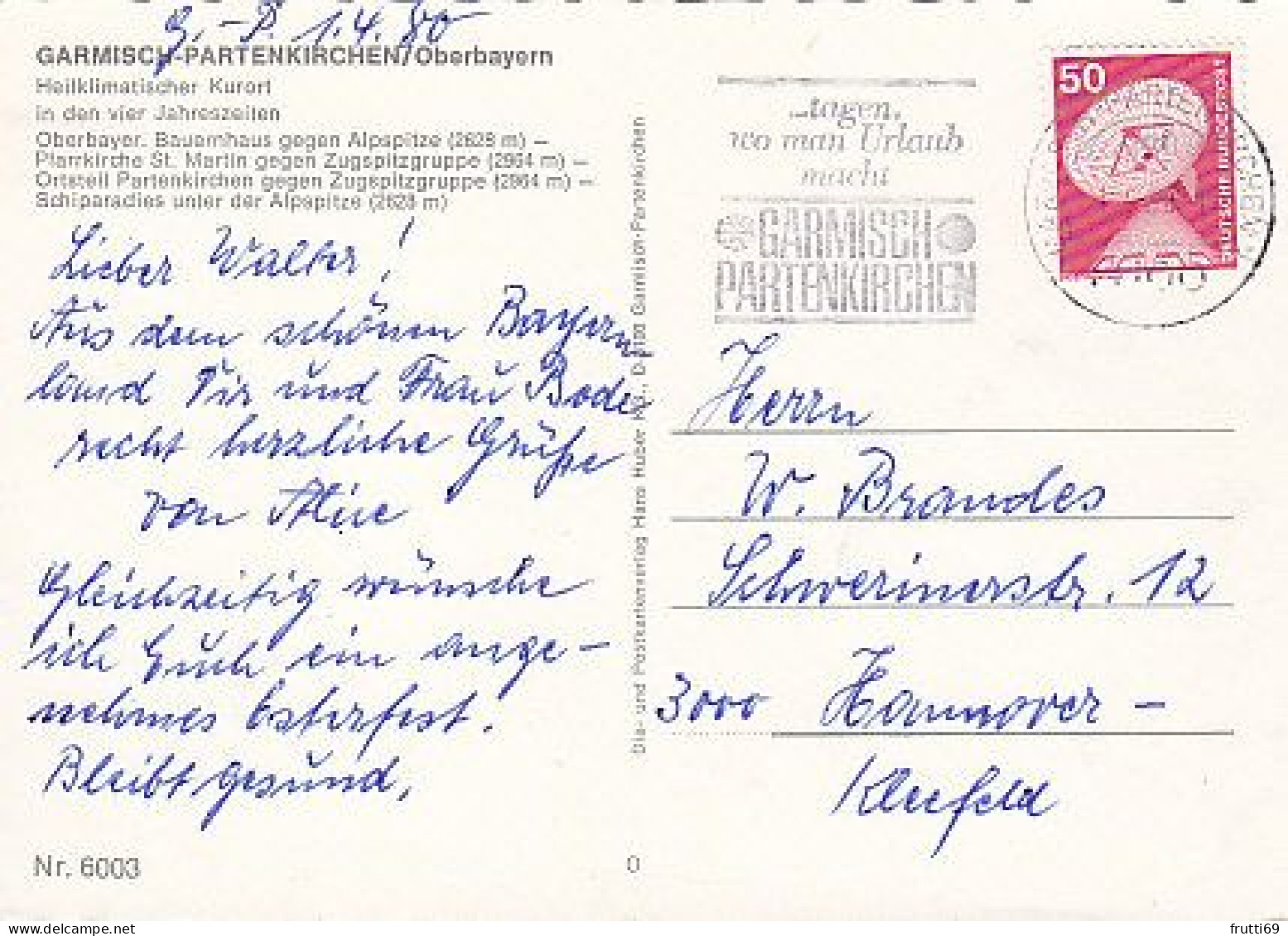 AK 211554 GERMANY - Garmisch-Partenkirchen - Garmisch-Partenkirchen